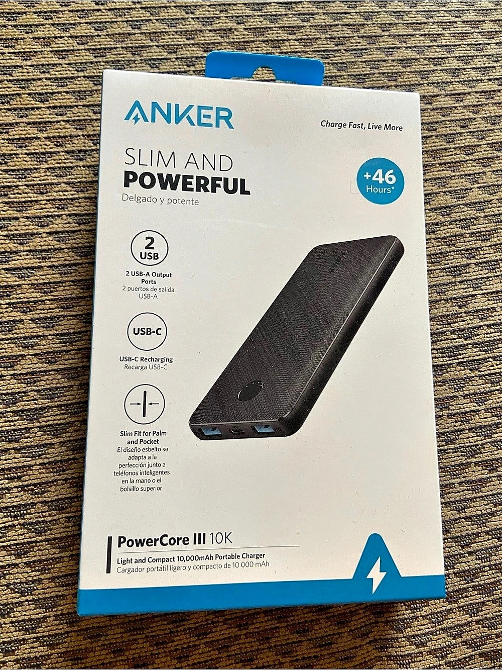 Anker PowerCore III 10K 10,000mAh NWT